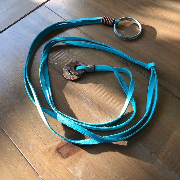 Handmade Leather wrap bracelet - Picture 3 of 6